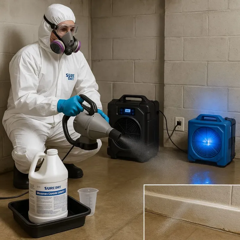 Sanitization and Odor Removal process in Cibolo, TX