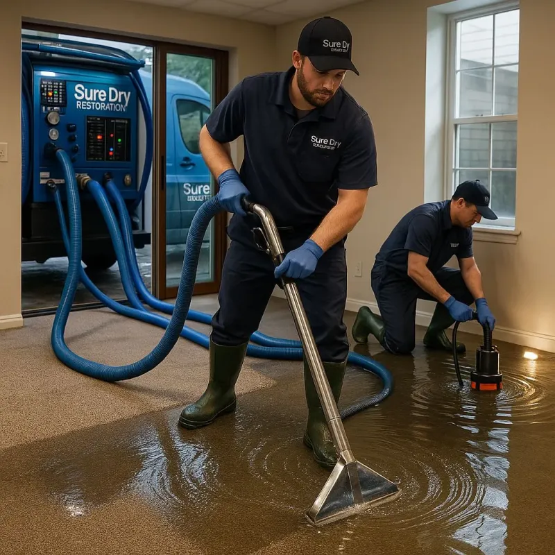 Water Extraction and Removal process in Cibolo, TX
